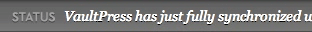 Status screenshot